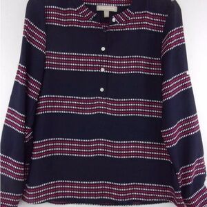 Banana Republic Patriotic Striped Blouse